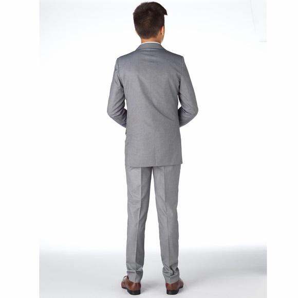 Boys Formal Occassion Suite (Dove Grey- size 10) - Picture 4 of 10